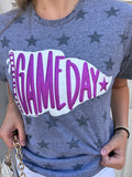 Game Day Pennant Tee: Purple