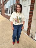 Grinchville Tee: Cream