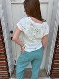 Southern Accent Top: Off White
