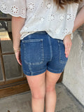 Risen Denim Shorts