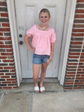 Pink Skies Top: Baby Pink