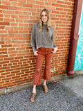 Down with Distressed Denim: Rust