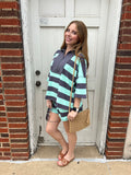 Woven Tassel Crossbody: Tan