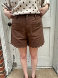 Edge of Sweet Shorts: Brown