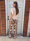 Coming Up Roses Joggers: Vintage Mocha