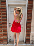 Picnic In The Park Dress: Red Gingham