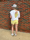 Feel Free Open Back Top: White
