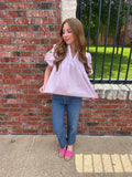 Blushing Bloom Top: Lilac