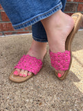 Spring Fever Sandals: Pink