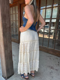 Beachy Boho Skirt: Ivory