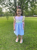 "Jesus Loves Me " Dress: Pastel Mix