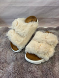 Hearsay Sandals: Ivory Fur