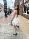 Early Access Eyelet Dress: White