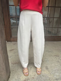 Casual & Confident Balloon Pants: Cream