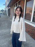 Cloud Nine Knit Sweater: Ivory