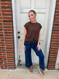 Cozy Luxe Top: Brown