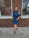 Equestrian Era Dress: Dark Wash