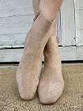 Such a Tease Booties: Sand Suede