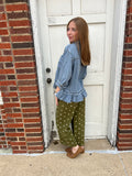 Autumn Horizon Top: Denim