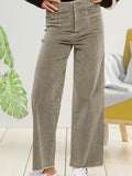 Candice Pants: Faded Olive