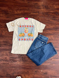 Aperol Spritz Oversized Tee: Ivory