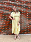 A Free Feeling Dress: Lemon Water