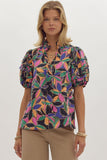 She Inspires Floral Top: Multi