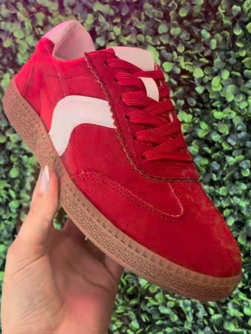 Spoiler Alert Sneakers: Red