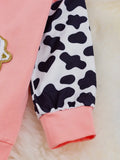 Moo Cow Sweatshirt: Pink