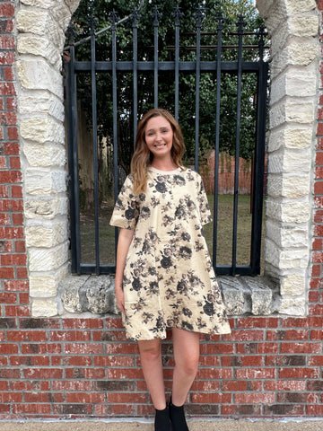 Desert Rose Dress: Ecru