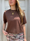Casual Upgrade Top: Chocolate