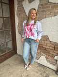 Love You Mean It Sweatshirt: Heather Gray