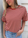 Easy Days Top: Rust Beige