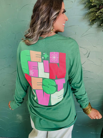 Feelin’ Festive Tee: Green