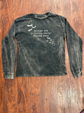 A Little Batty Tee: Mineral Wash Black