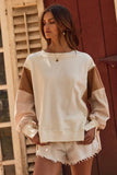 Warmth Within Pullover Top: Ivory