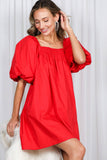 Ready To Walk Dress: Red