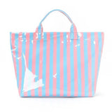 Beach Bougie Tote Bag: Fuchsia Orange