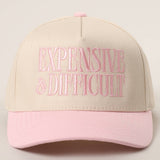 Expensive & Difficult Trucker Hat: White Camo