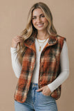 Autumn Agenda Vest: Rust Mix