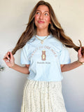 Kind Words Honey Bear Tee: Light Blue