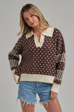 Mixed Signals Top : Chocolate