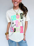God is Good Magazine Tee: White