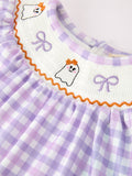 Gingham Ghoul Bloomer Set: Purple Mix