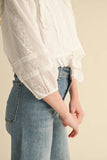 Boho Breeze Tween Top: White