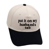 Husbands Tab Hat: Black