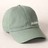 Mama Baseball Cap: SAGE