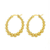 Saltwater Soul Hoops: Gold