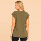 Cozy Luxe Top: Olive