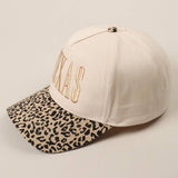 Restocked* TEXAS Trucker Hat: Tan Leopard